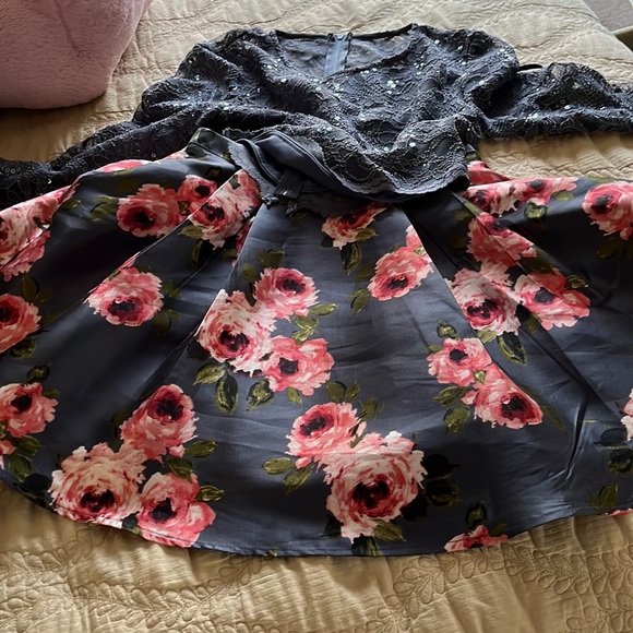 Two piece separate be party dress Darlan set - Picture 2 of 8